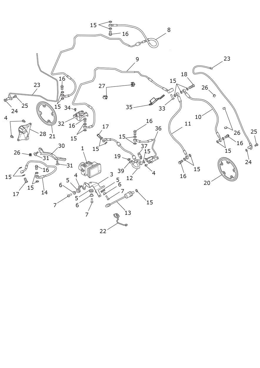 ABS System exploded diagram