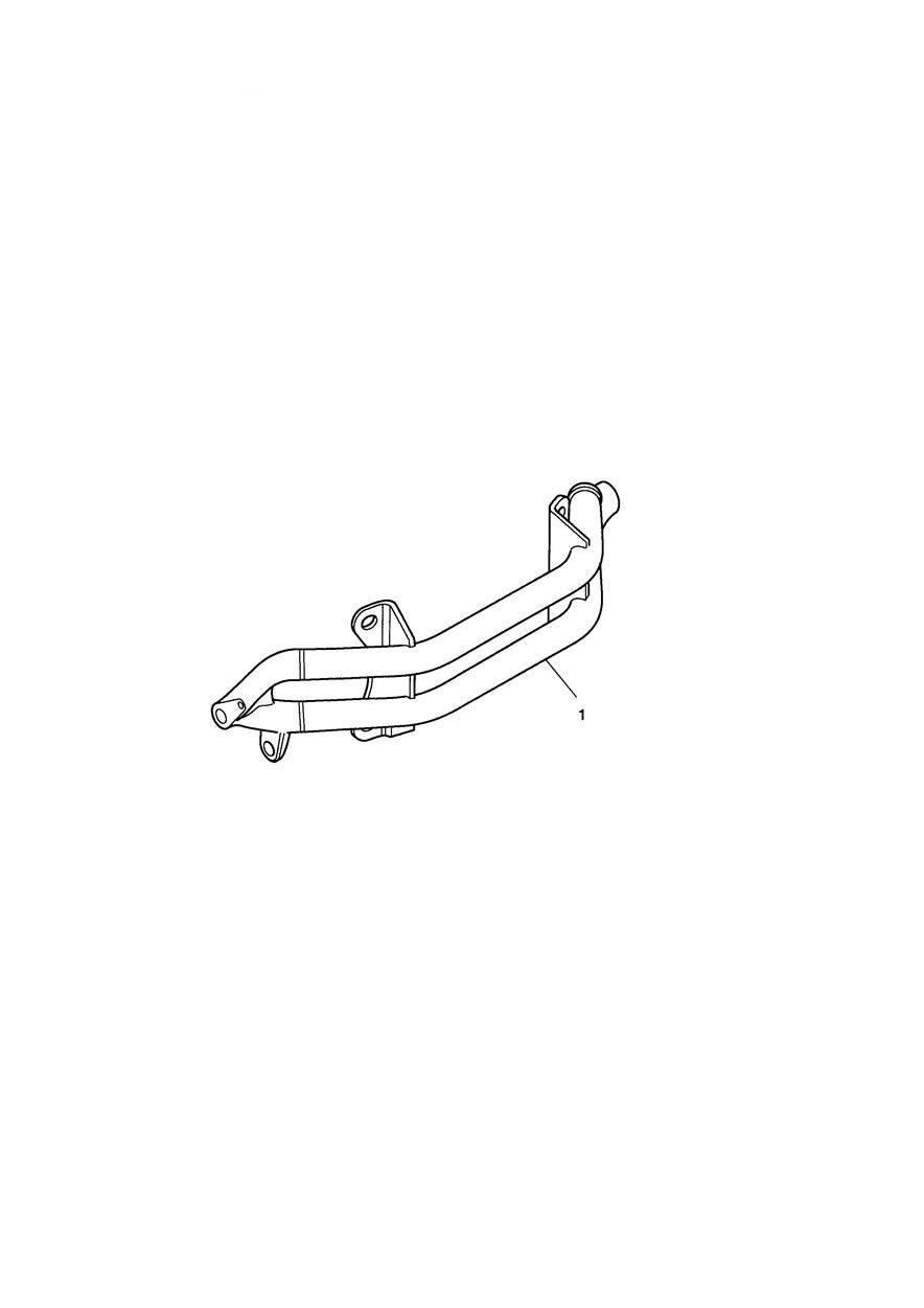 Foot Control Bar exploded diagram