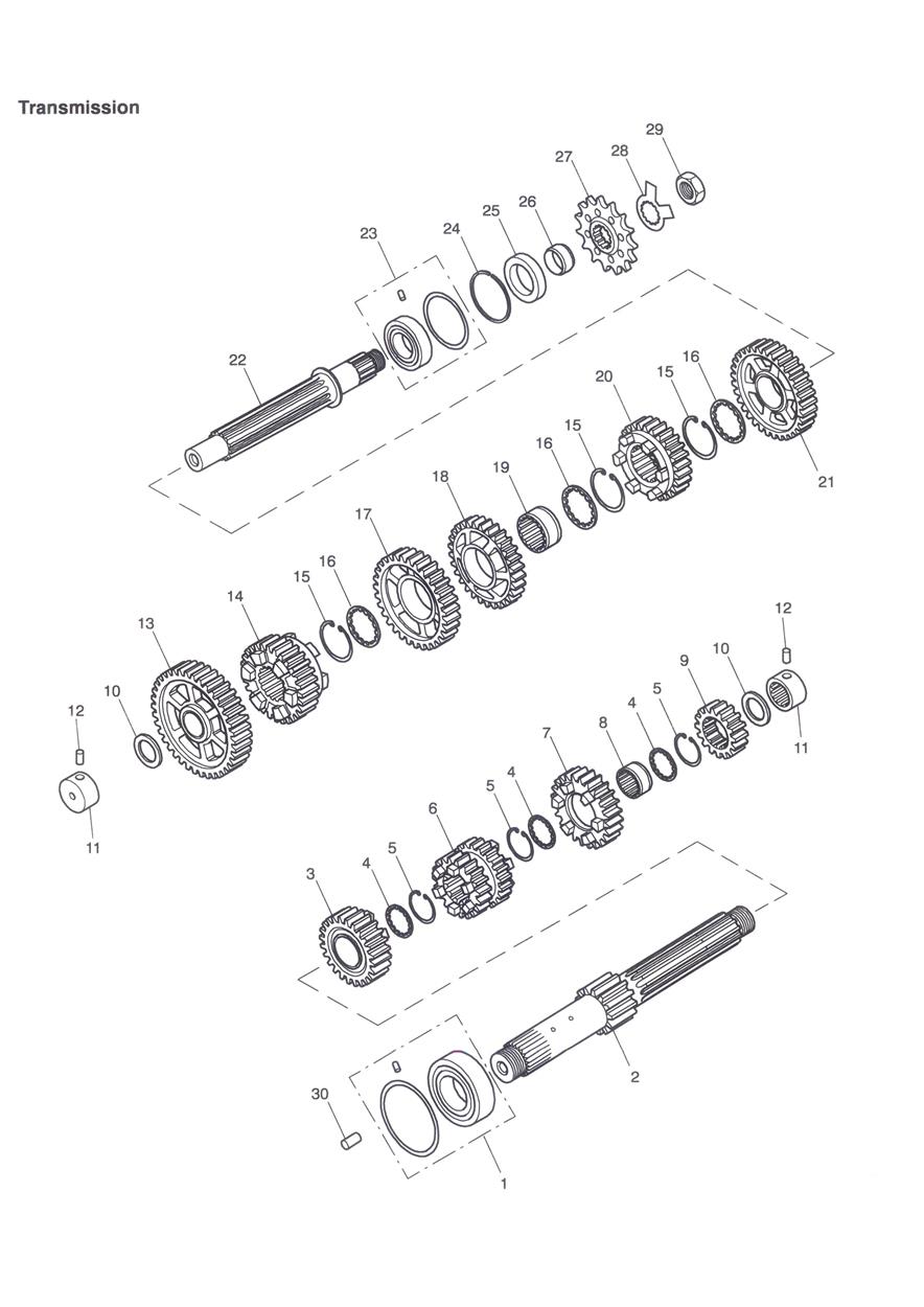 Transmission exploded diagram