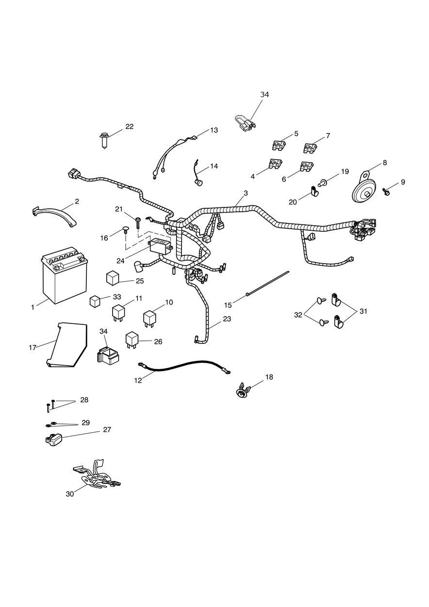 Electrical Equipment exploded diagram