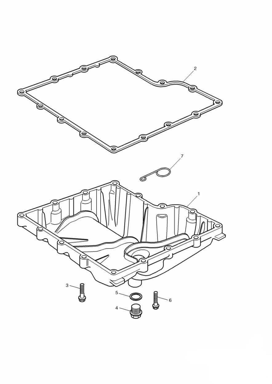 Sump exploded diagram
