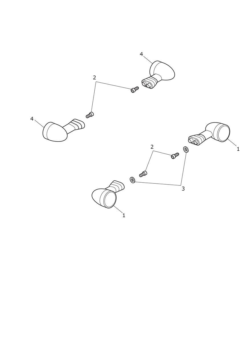 Indicators - Bud Ekin Edition exploded diagram