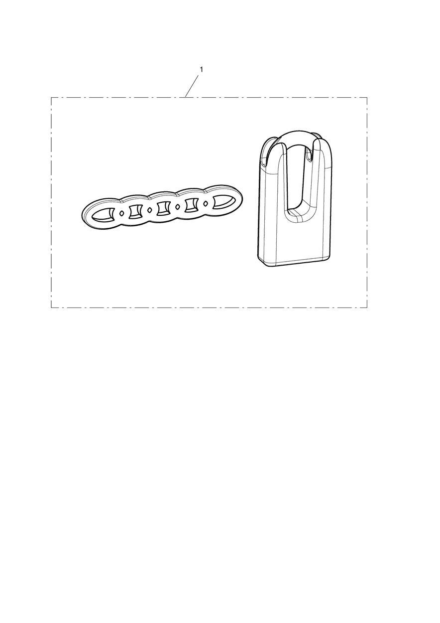 Chain & Lock exploded diagram