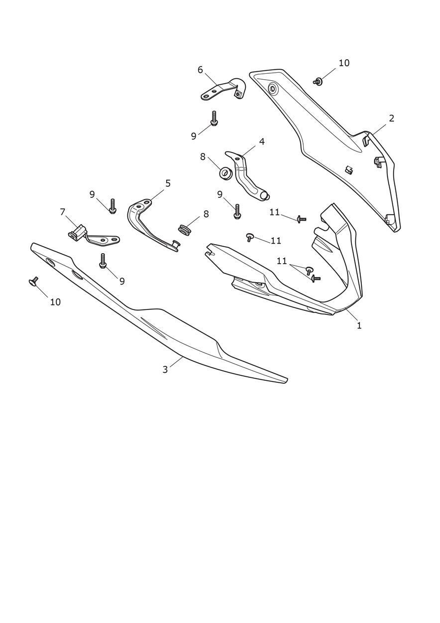 Bellypan exploded diagram