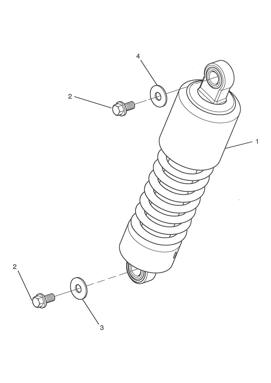 Rear Suspension Unit exploded diagram