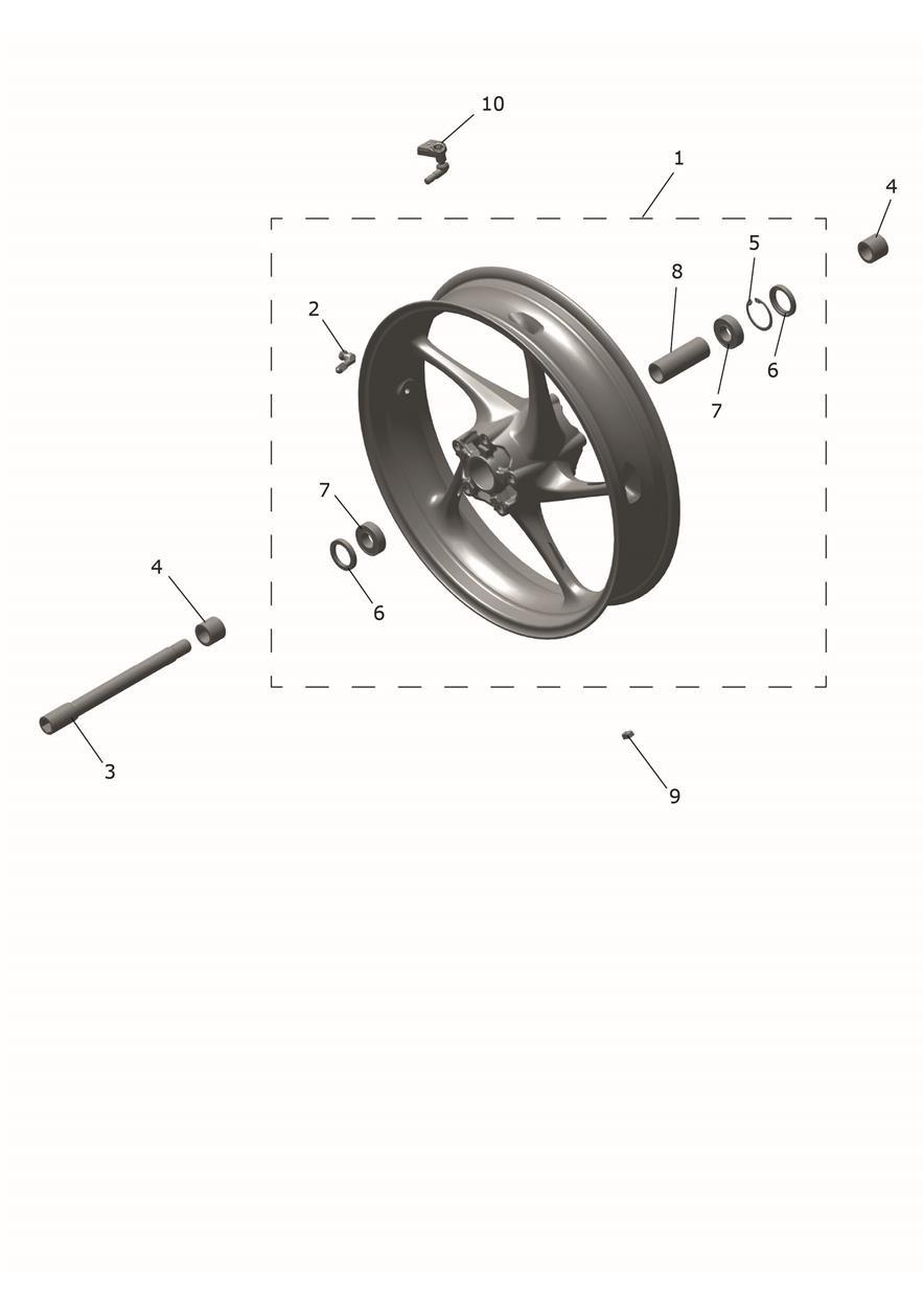 Front Wheel exploded diagram