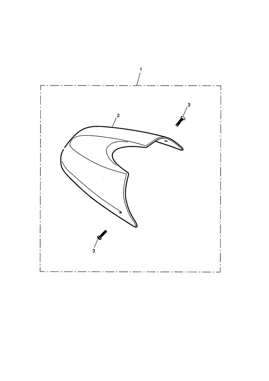 Seat Cowl Kit exploded diagram