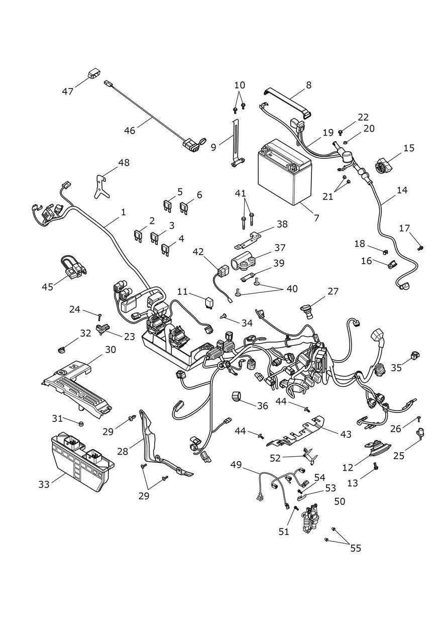 Electrical Equipment exploded diagram