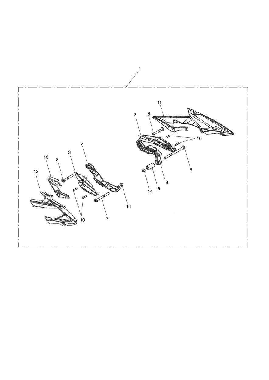 Frame Protector Kit exploded diagram
