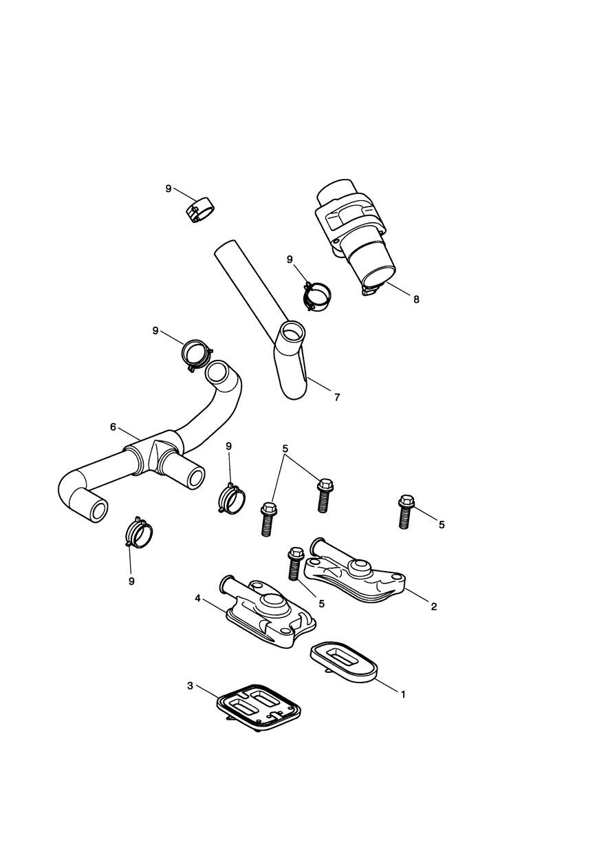Emissions Control exploded diagram