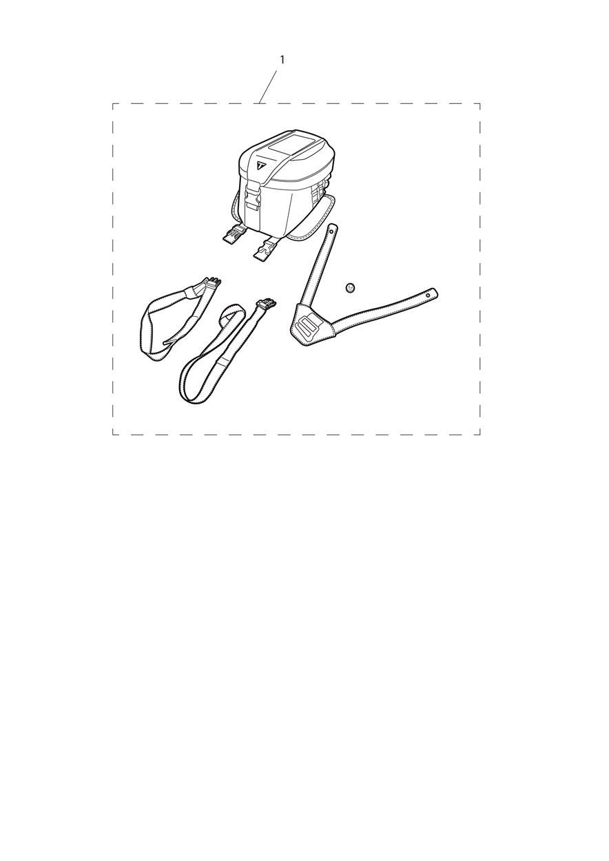Tank Bag, Nylon exploded diagram