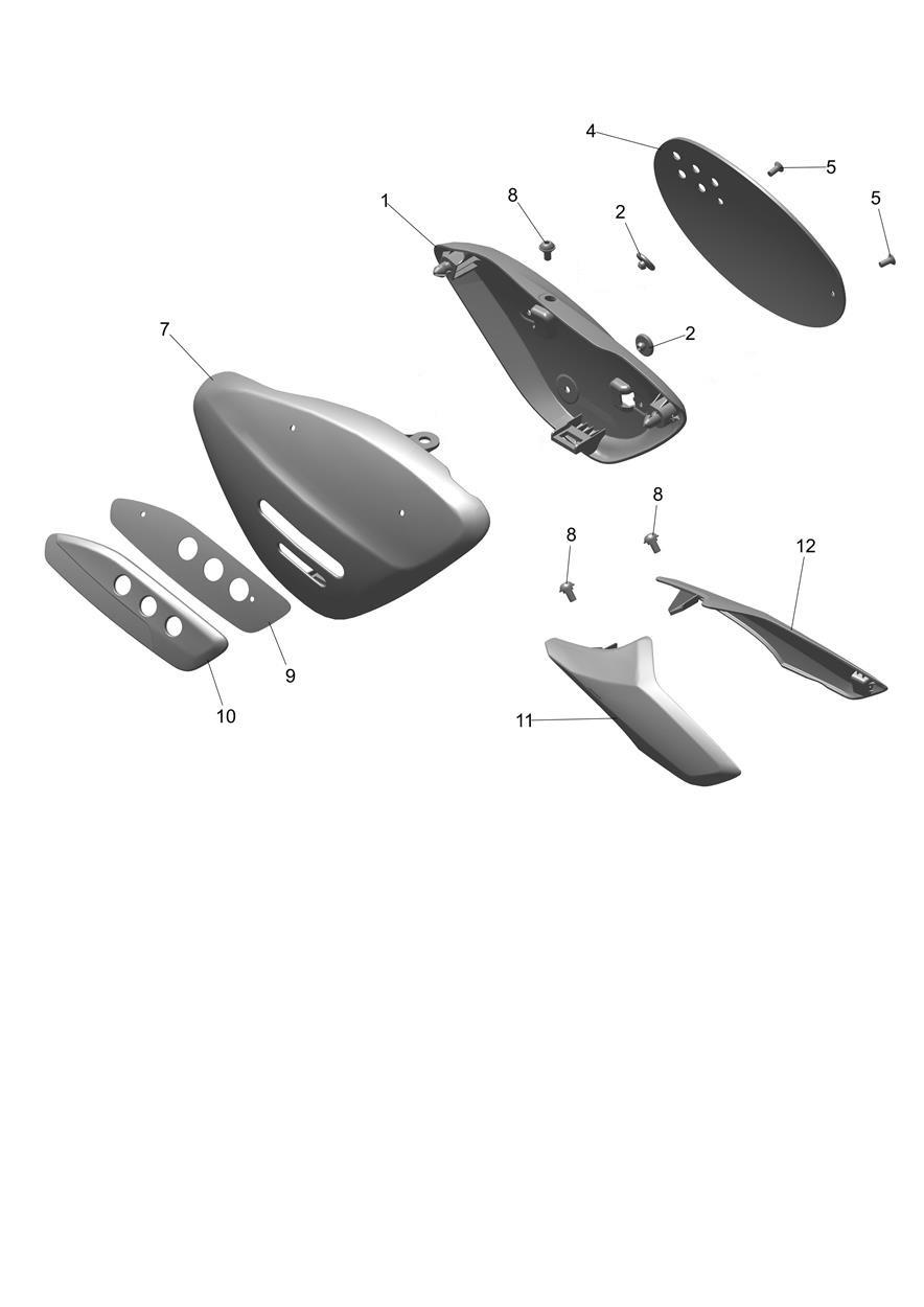 Side Panels exploded diagram