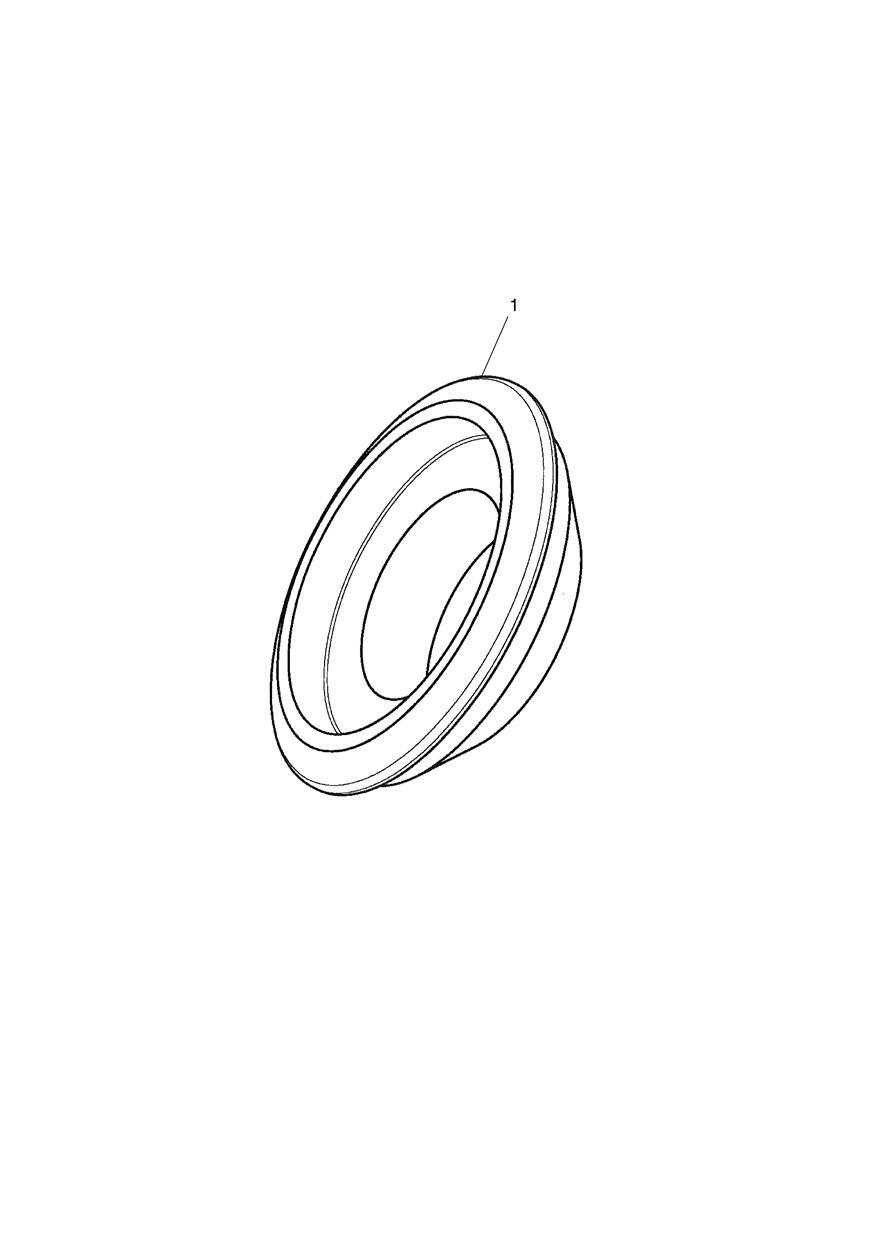 Conical Spacer, Red exploded diagram