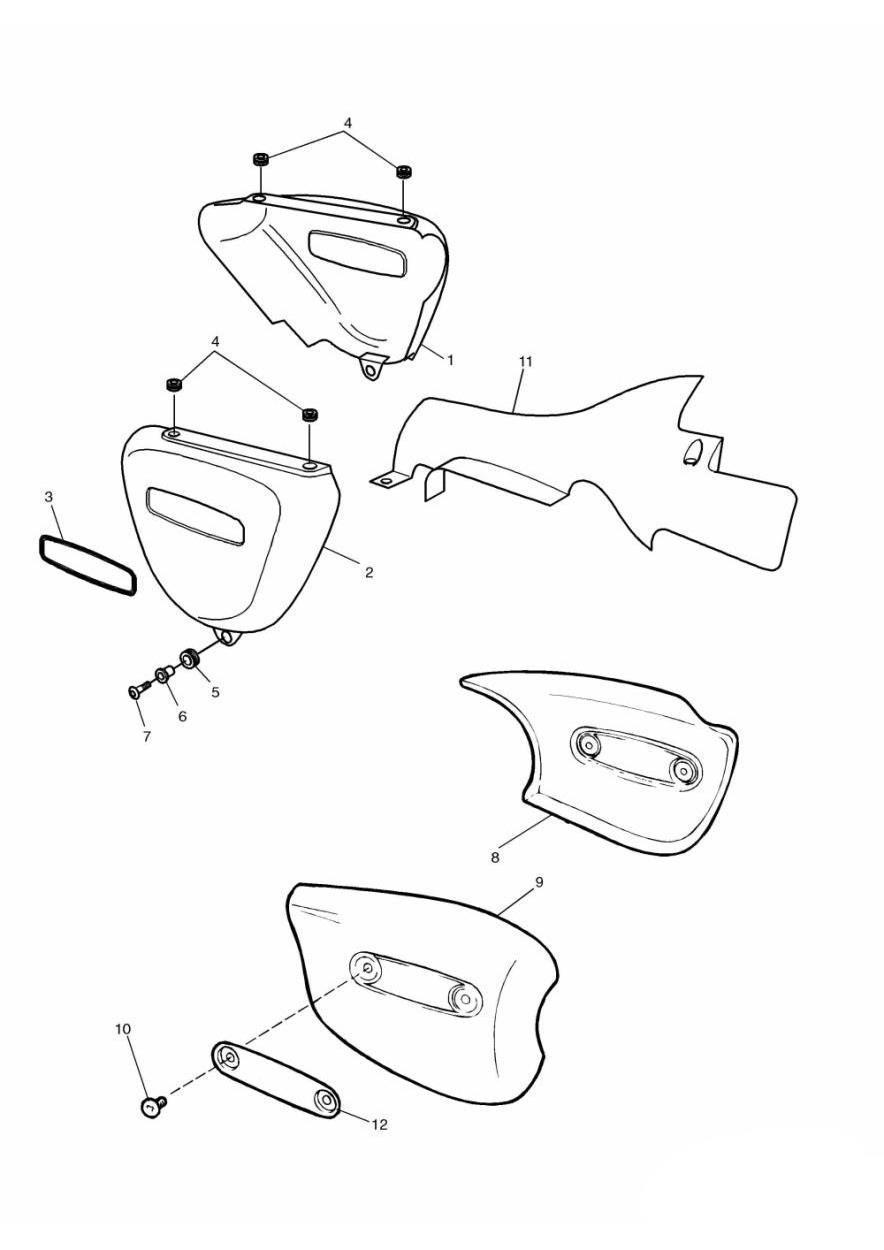 Bodywork exploded diagram