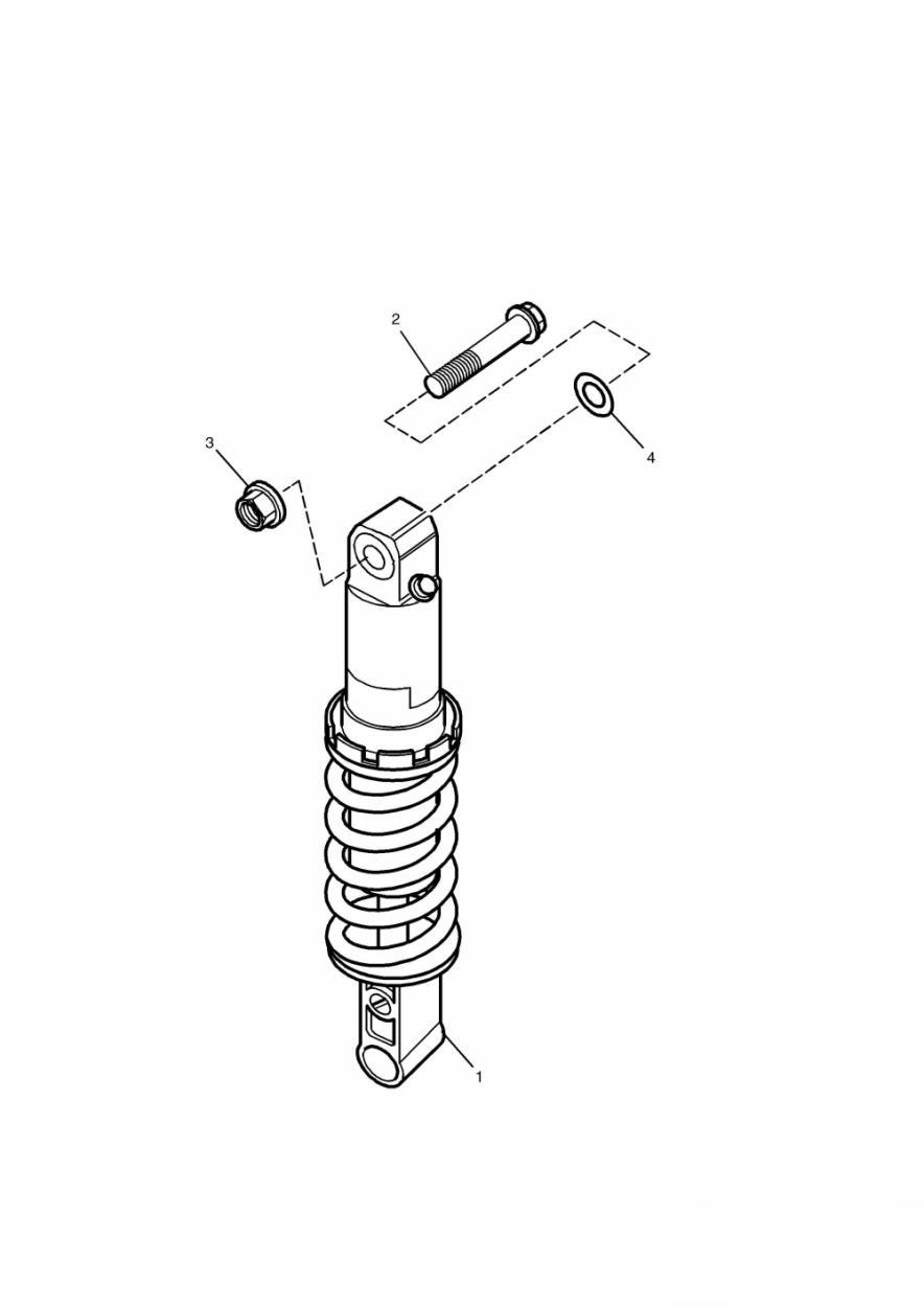 Rear Suspension Unit exploded diagram