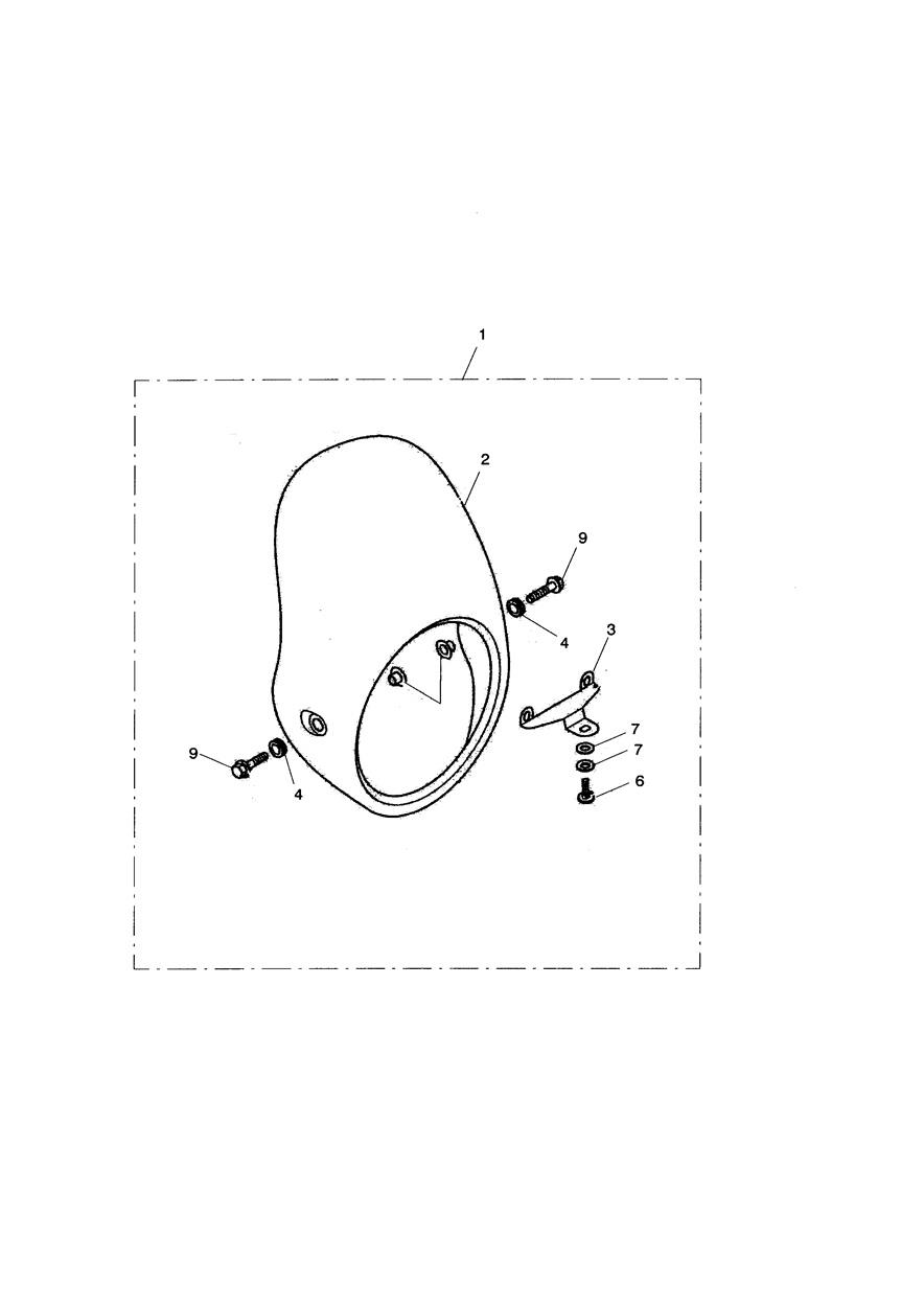 Flyscreen Kit exploded diagram