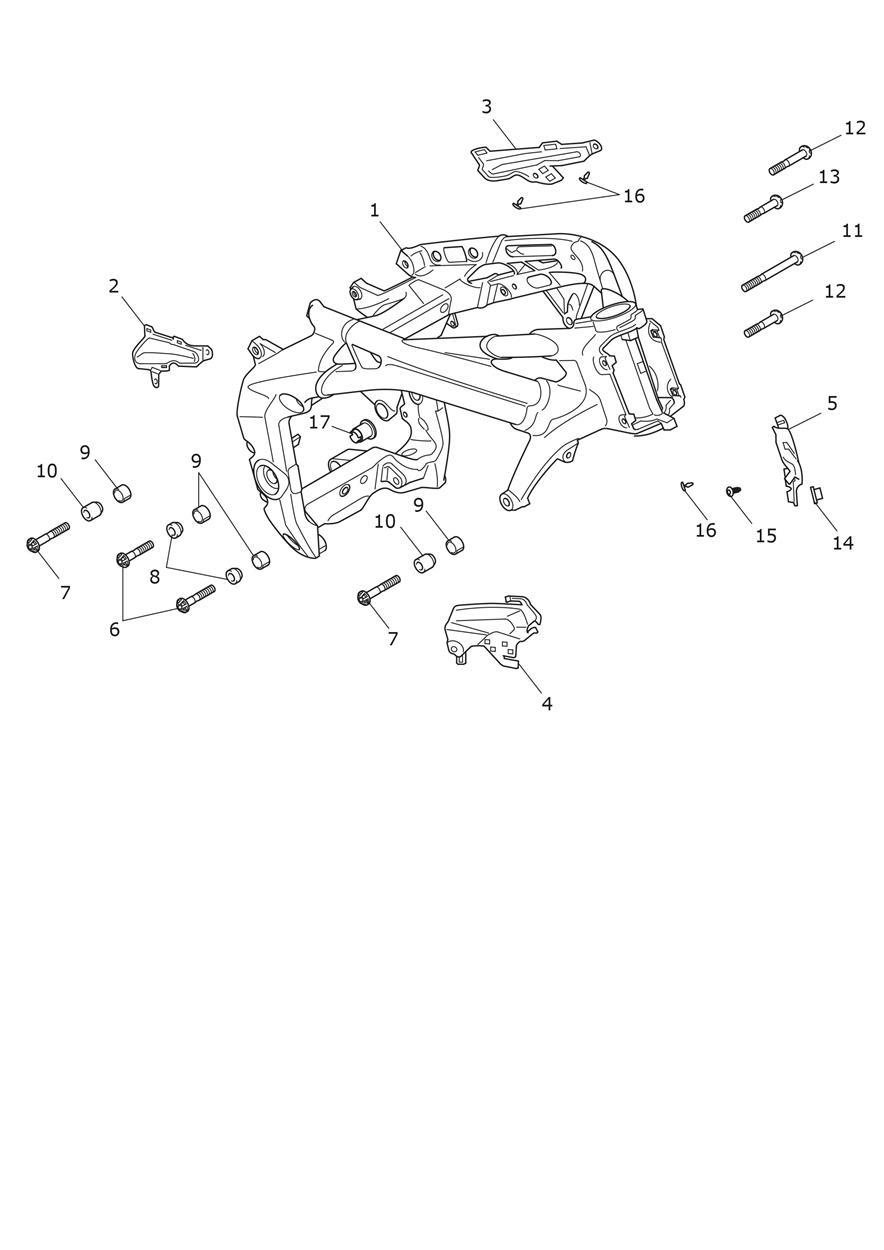 Main Frame exploded diagram