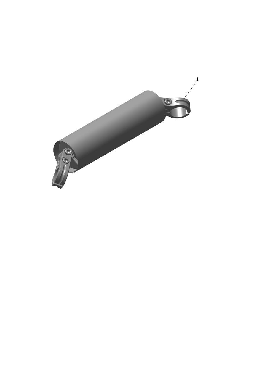 Brace, Handlebar, Brown exploded diagram