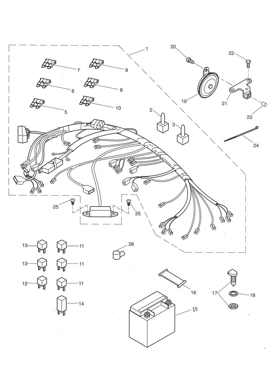 Electrical Equipment exploded diagram