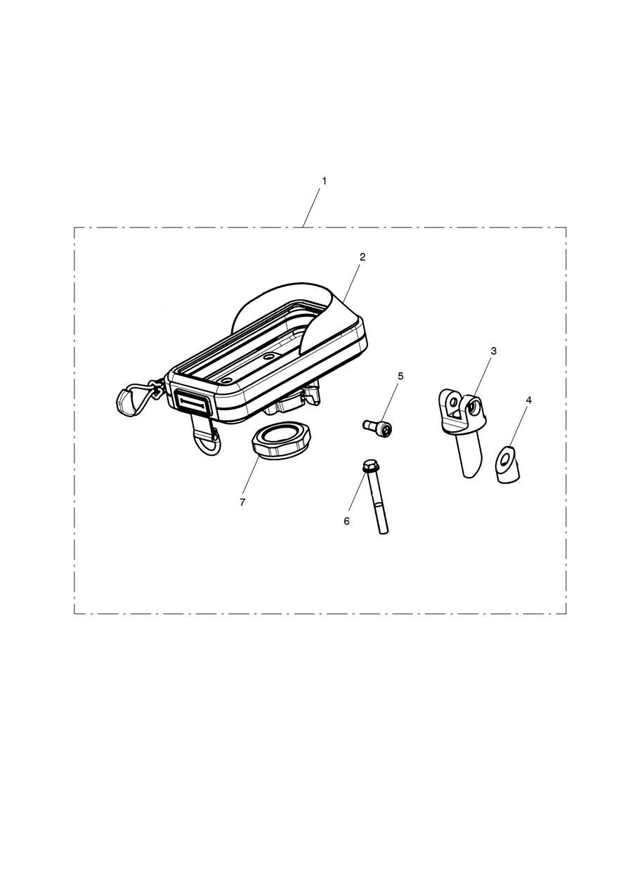 Phone Holder, 70 x 130 exploded diagram