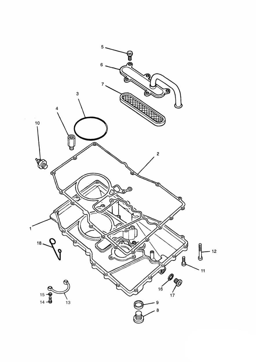 Sump exploded diagram