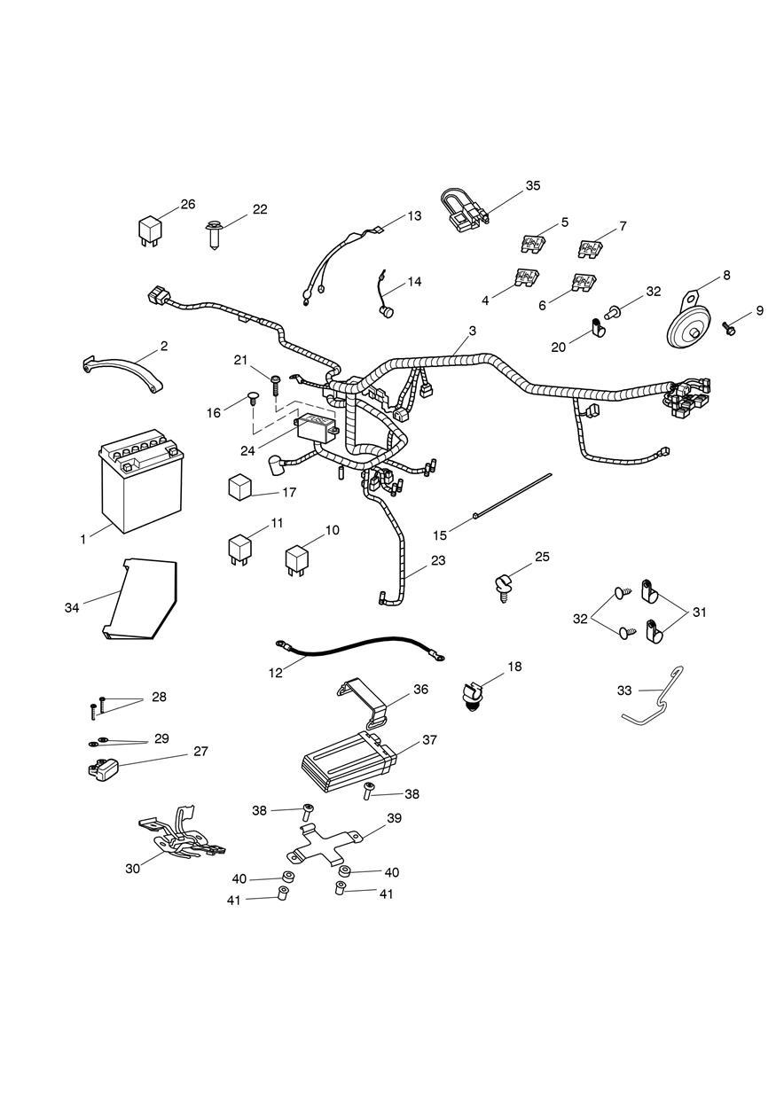 Electrical Equipment exploded diagram