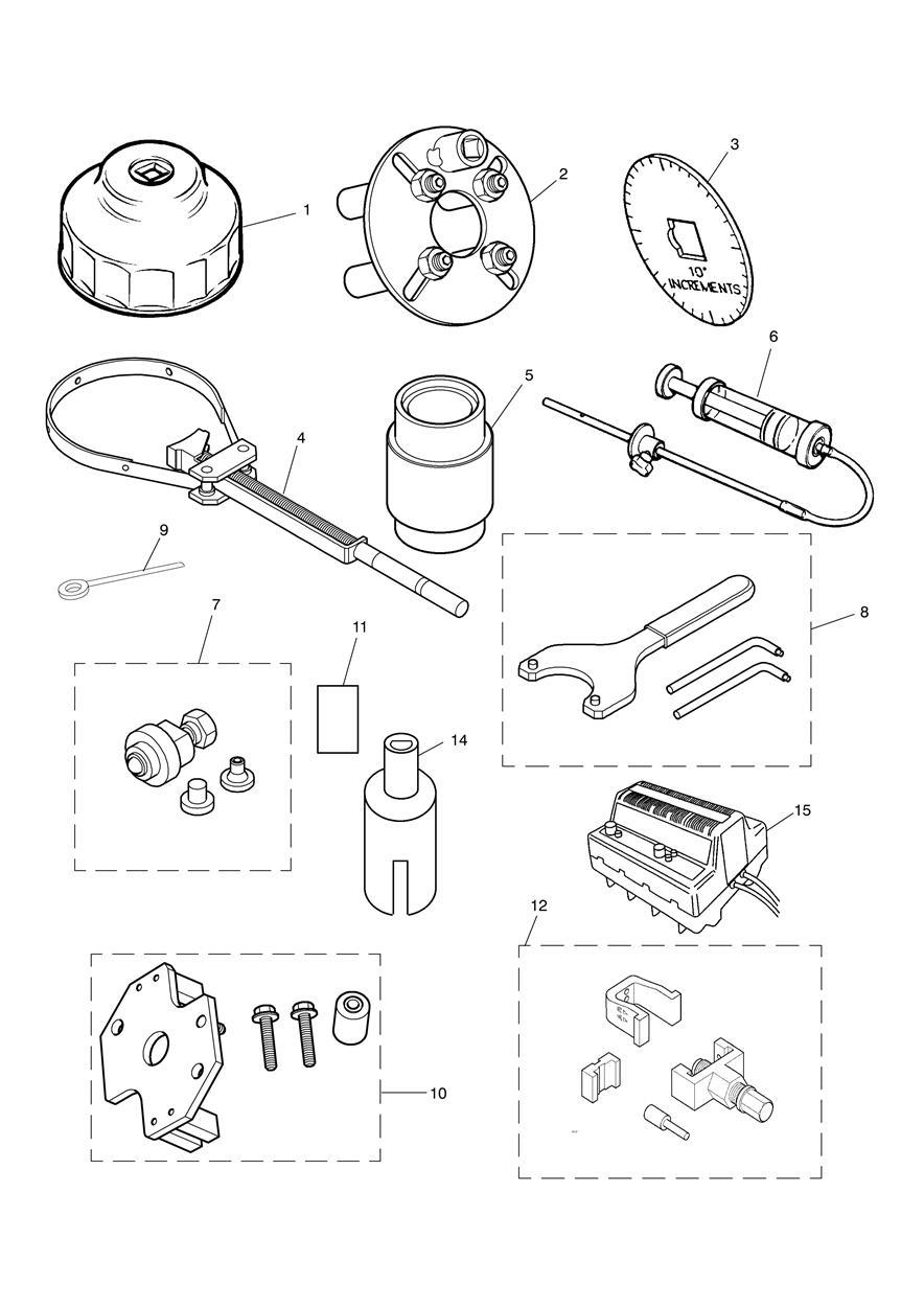 Service Tools exploded diagram
