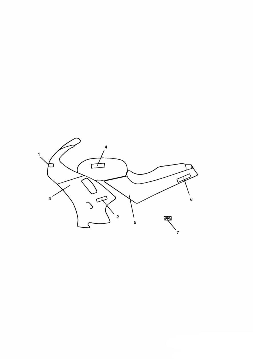 Bodywork Lancaster Red exploded diagram