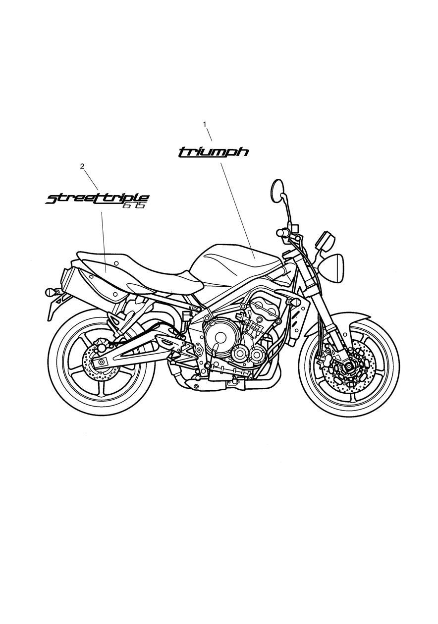 Bodywork Decals exploded diagram