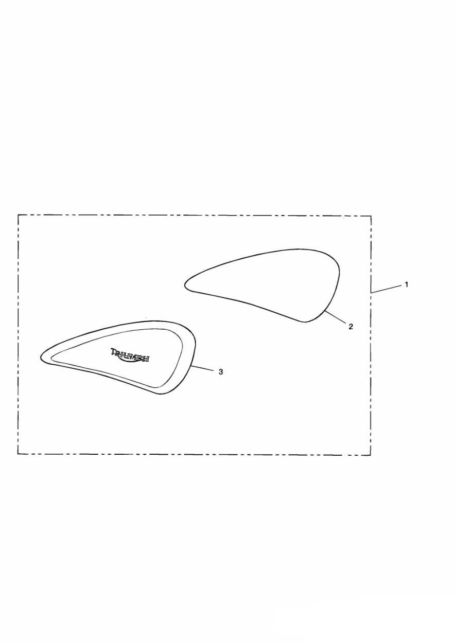 Tank Knee Pad Kit exploded diagram