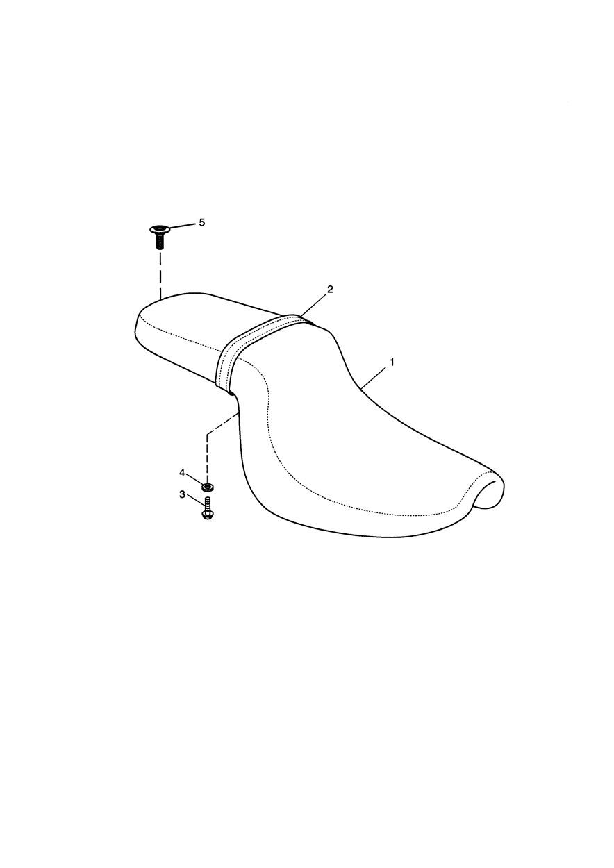 Seat exploded diagram