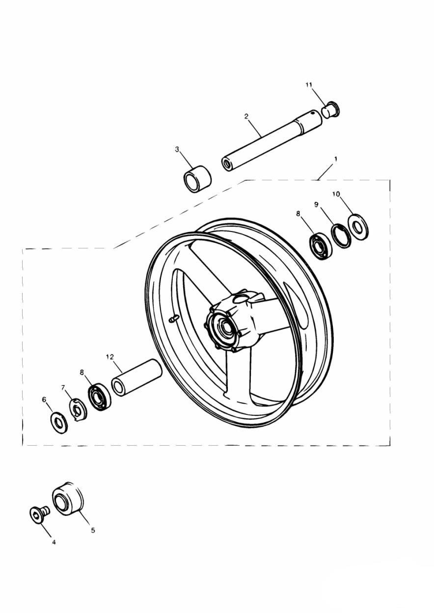 Front Wheel exploded diagram