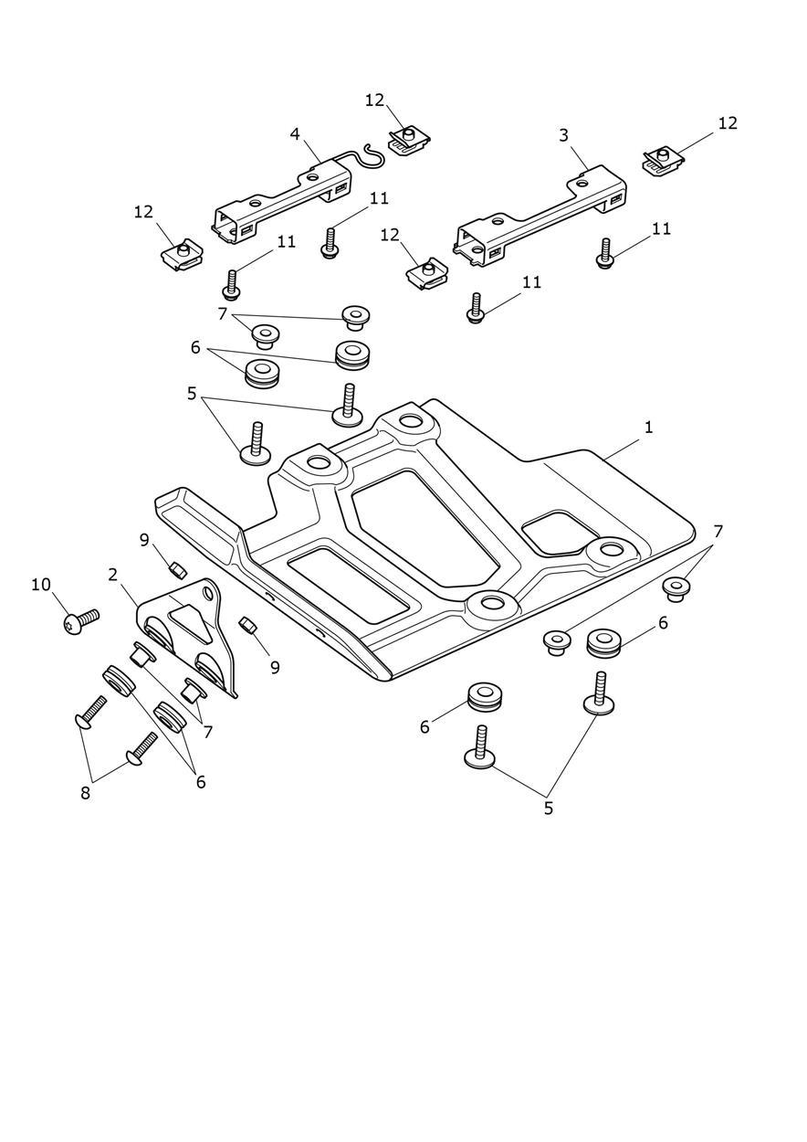 Sumpguard exploded diagram