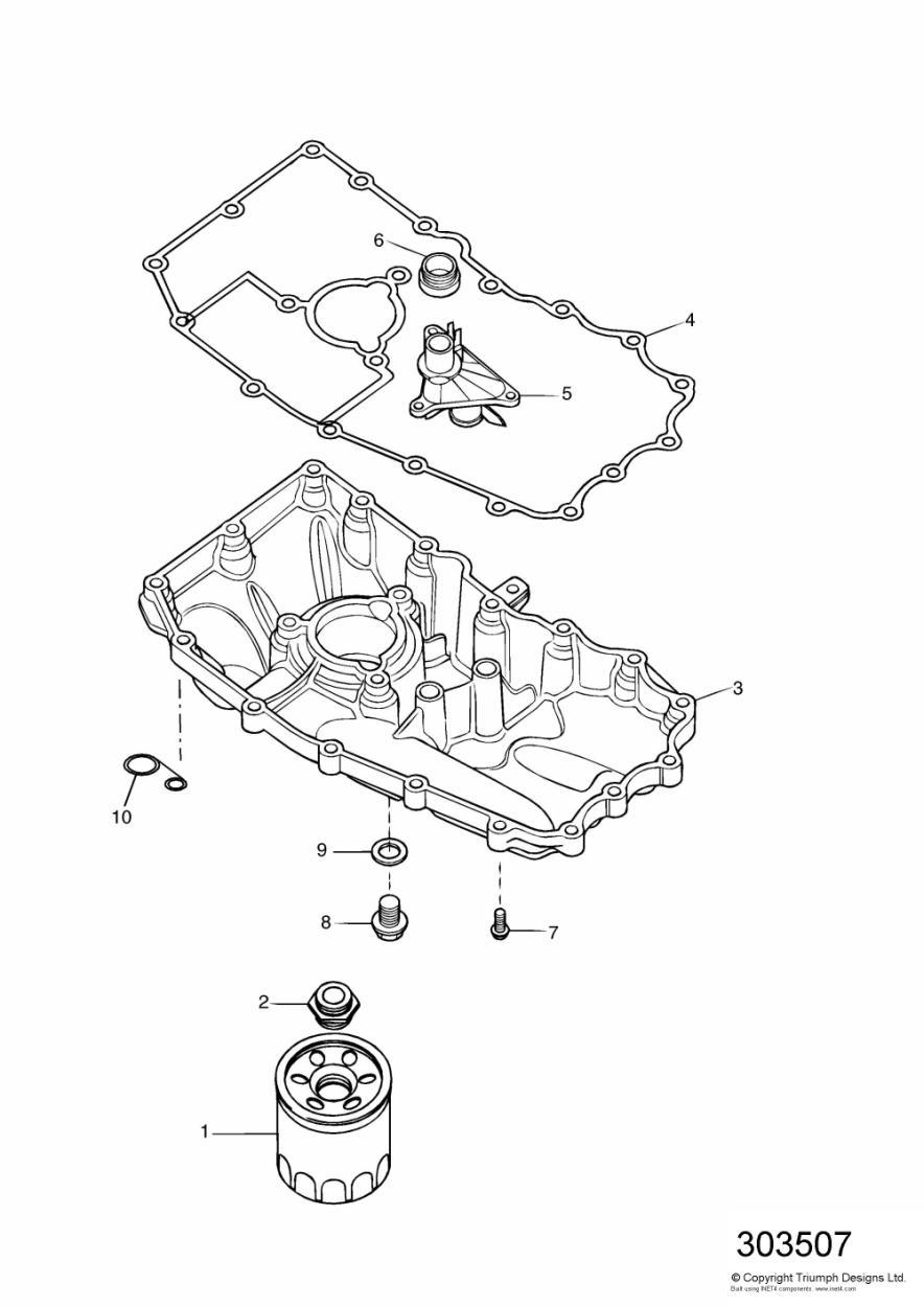Sump exploded diagram