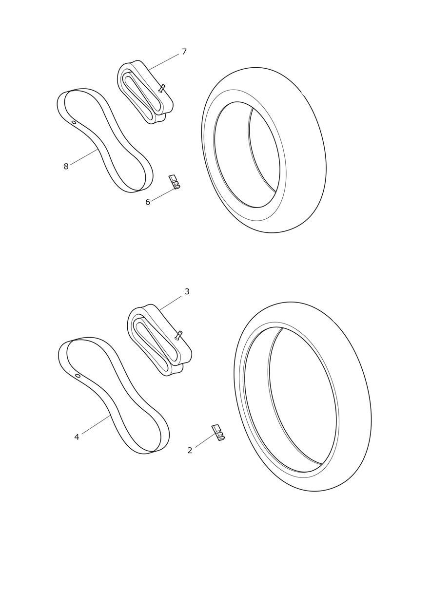 Valves & Balance Weights exploded diagram