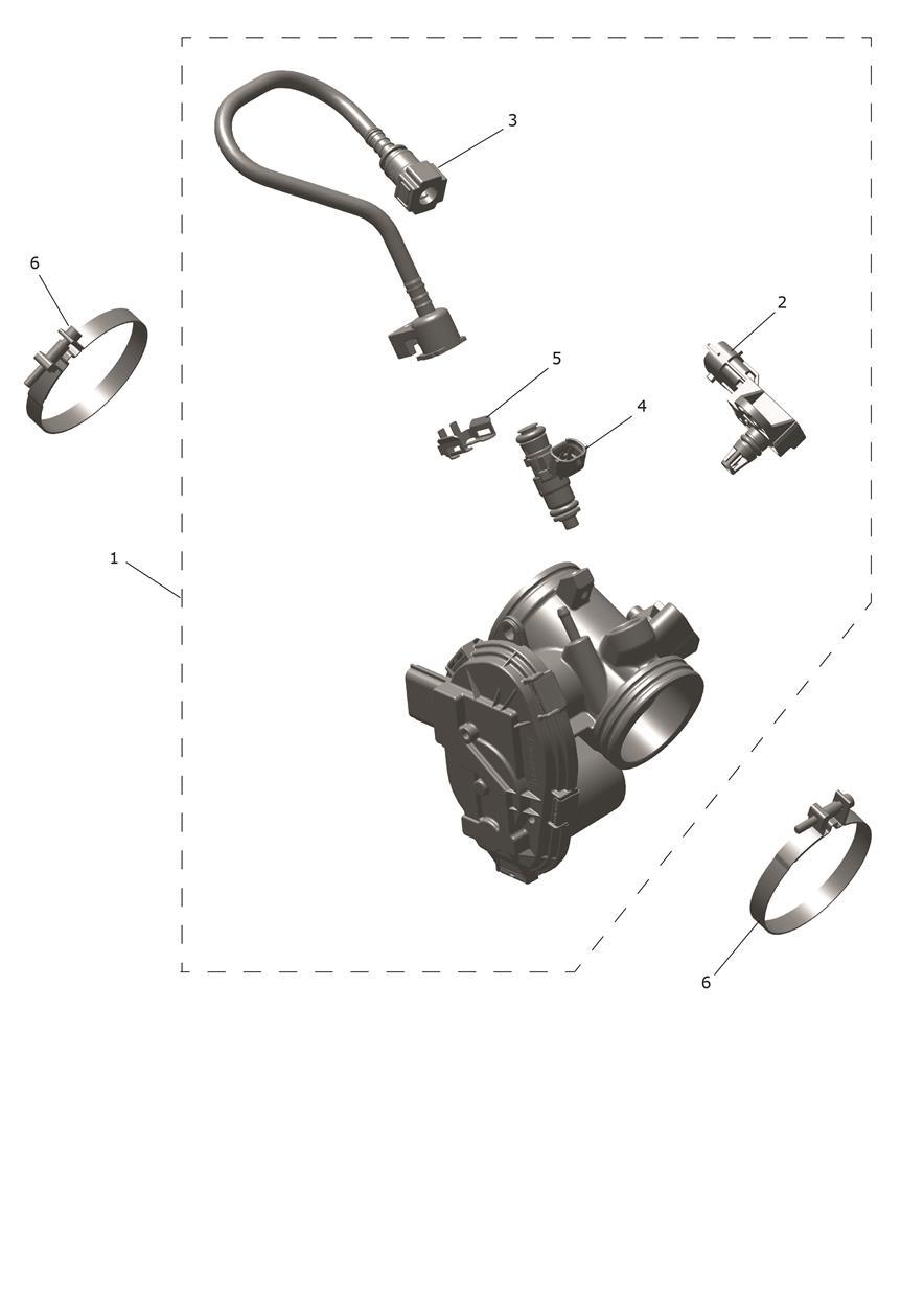 Throttle Bodies exploded diagram