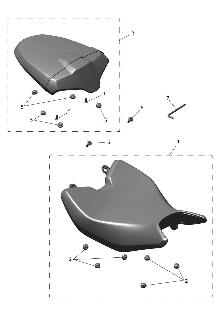 Seat exploded diagram
