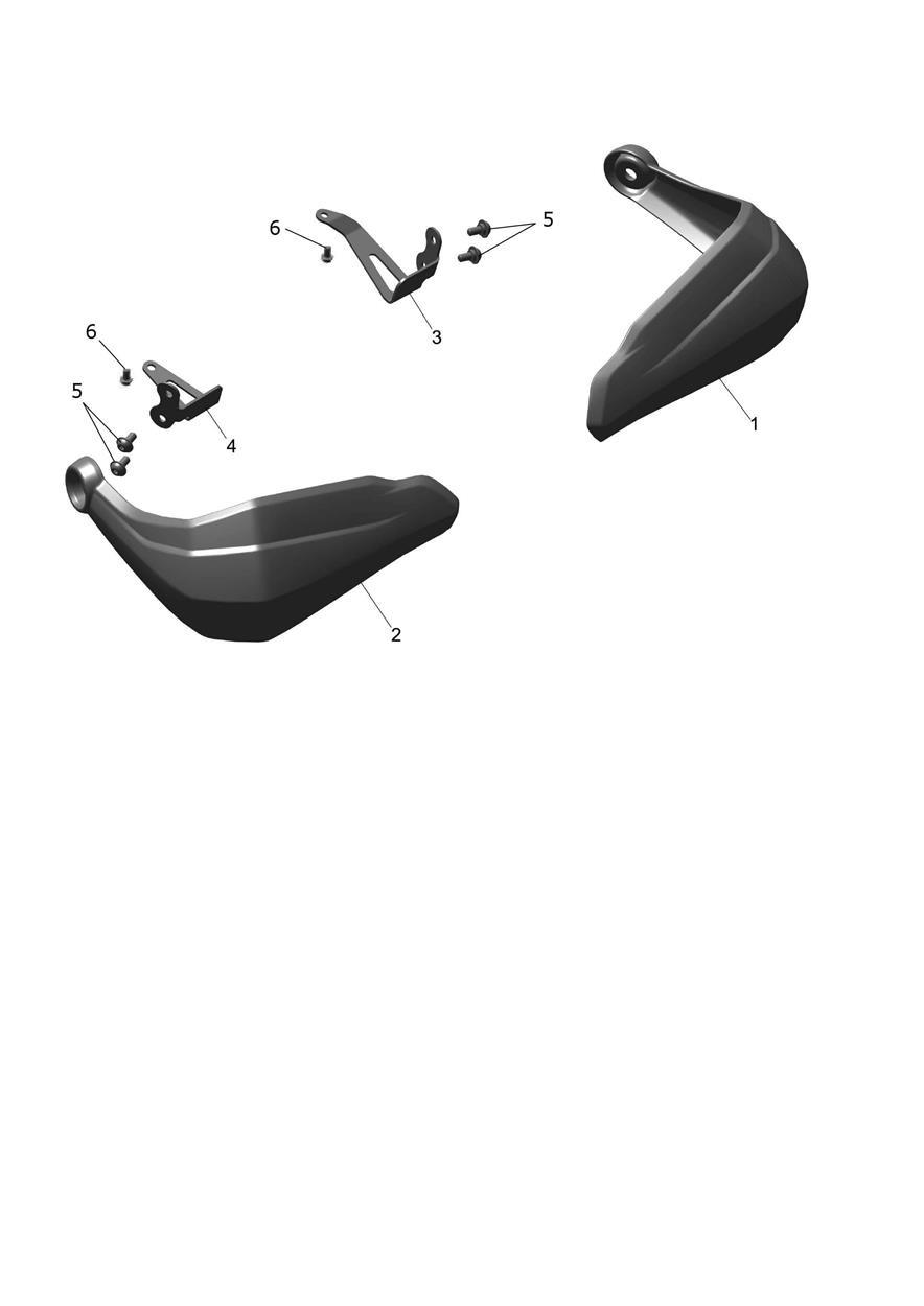Handguards exploded diagram