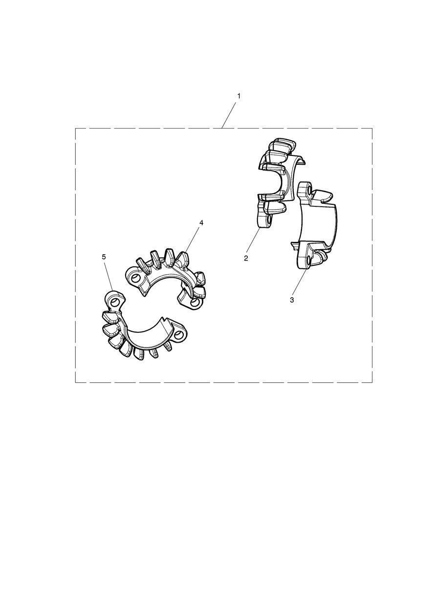Finned Casting Kit, Black exploded diagram