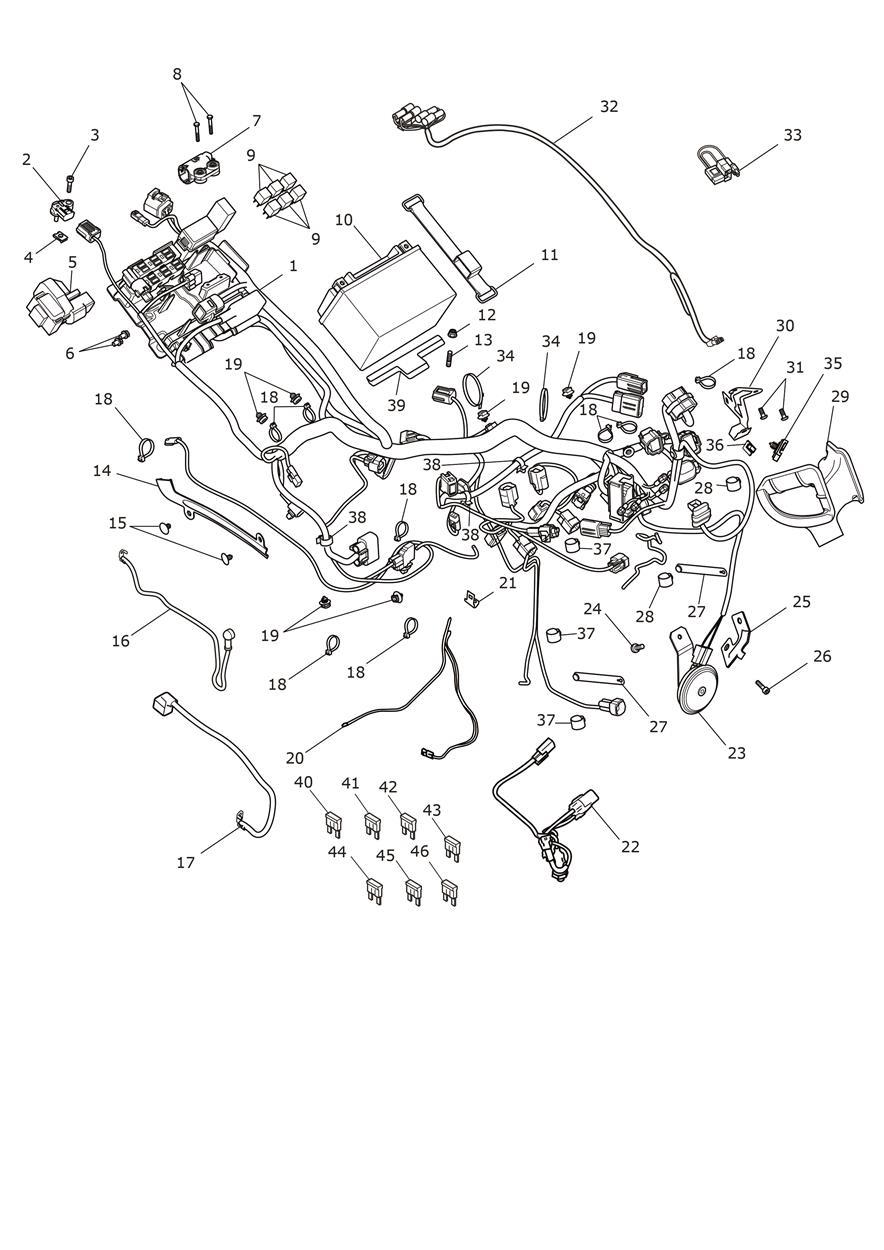Electrical System exploded diagram