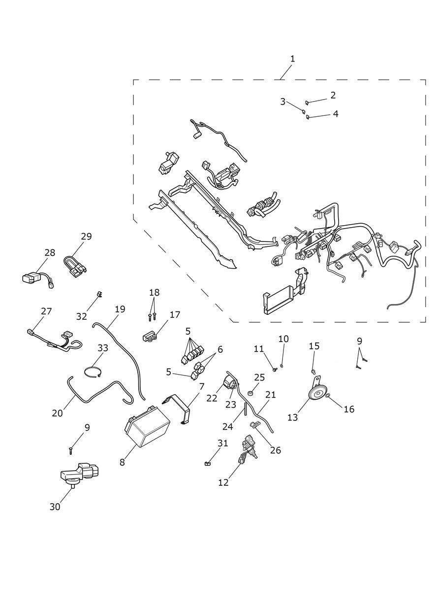 Electrical Equipment exploded diagram