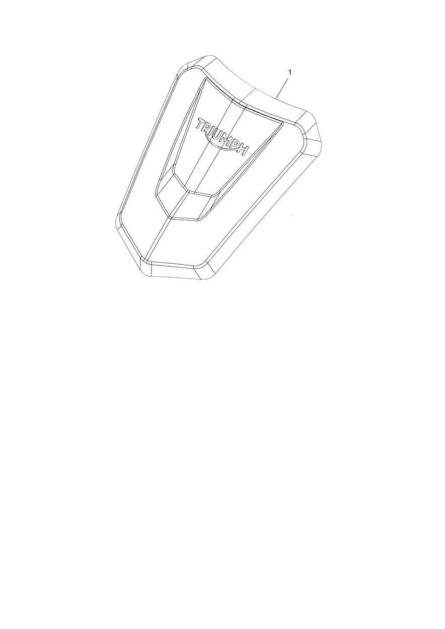 Tank Pad Rubber Kit exploded diagram