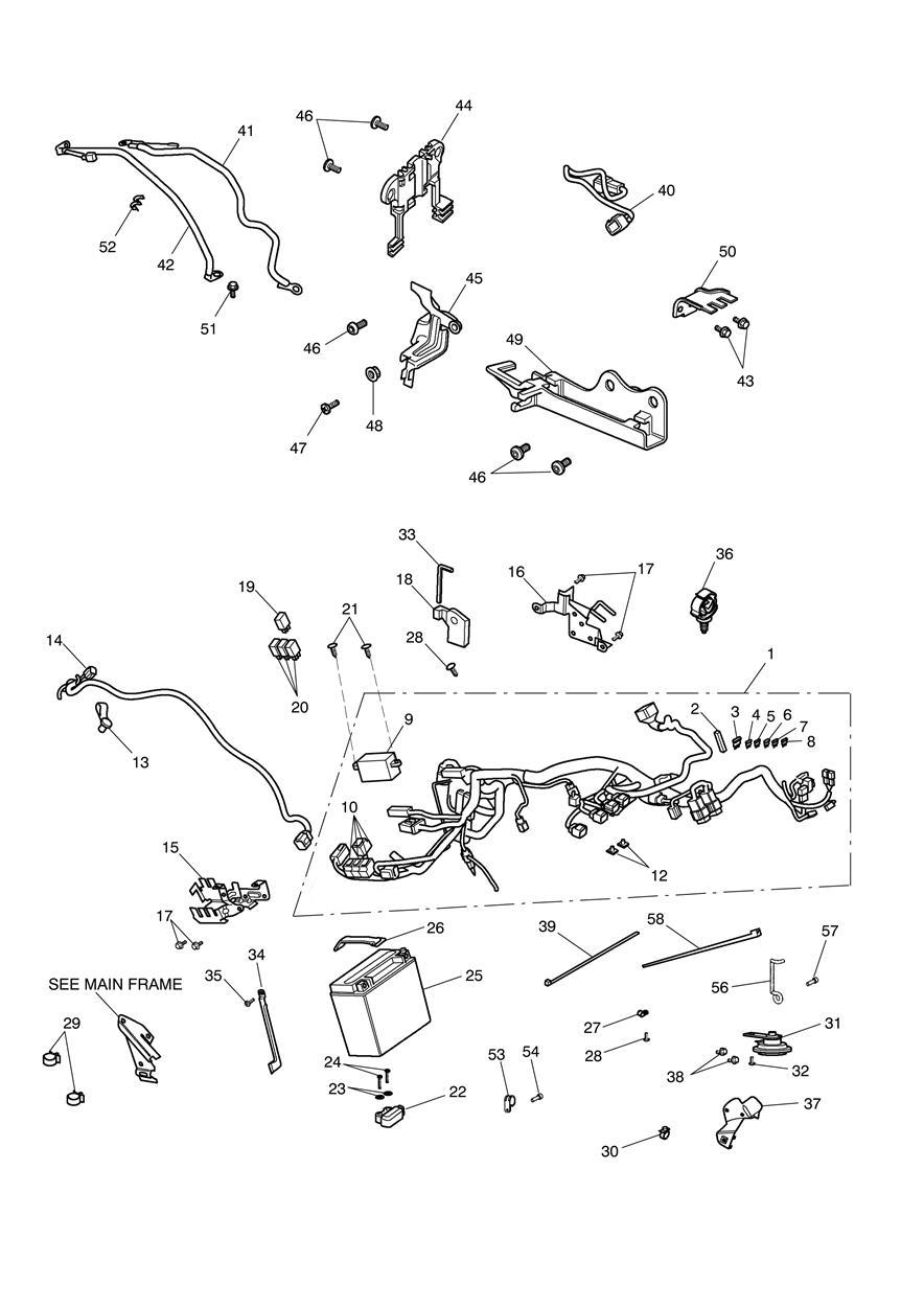 Electrical Equipment exploded diagram
