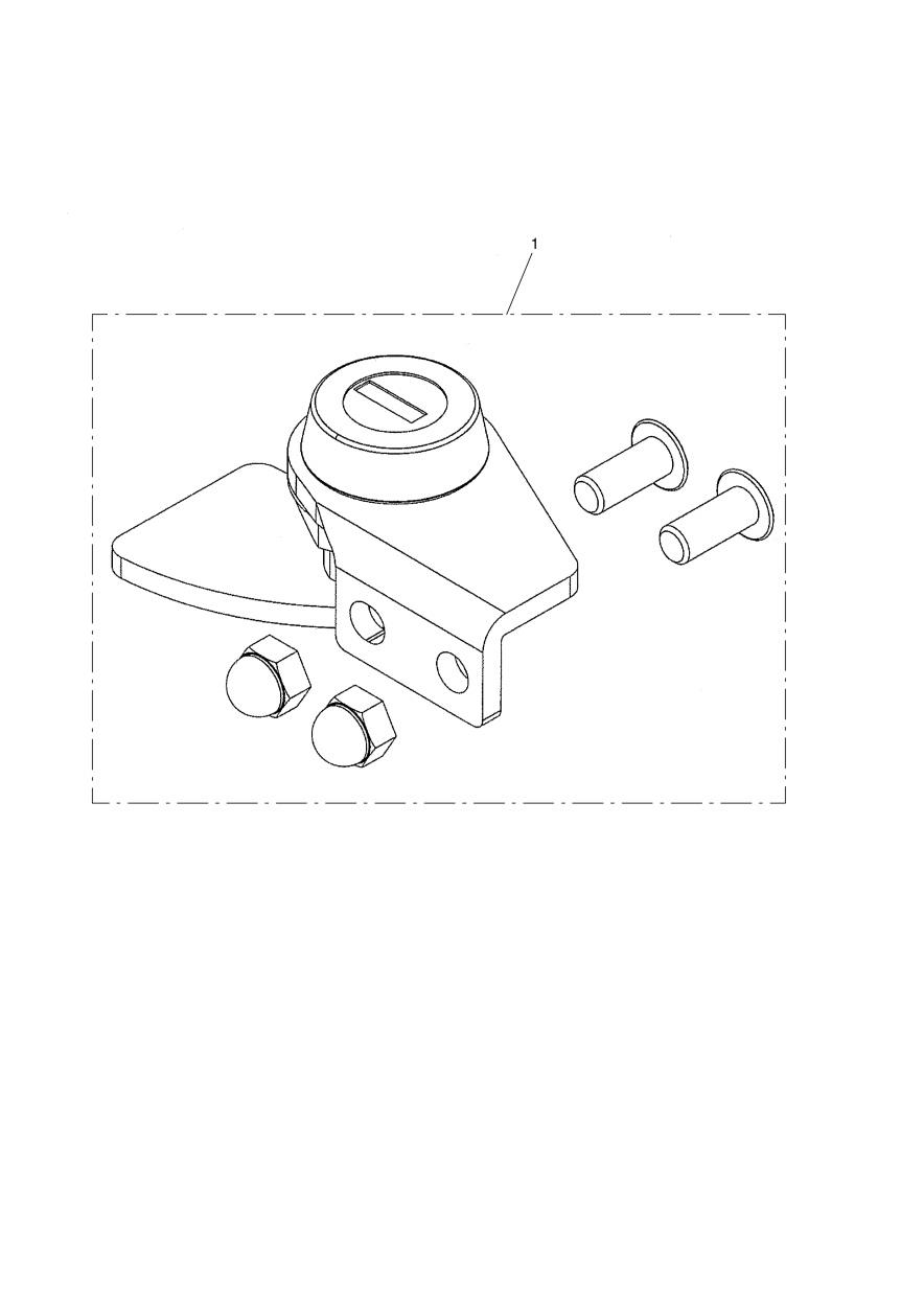 QR Screen Lock Kit exploded diagram