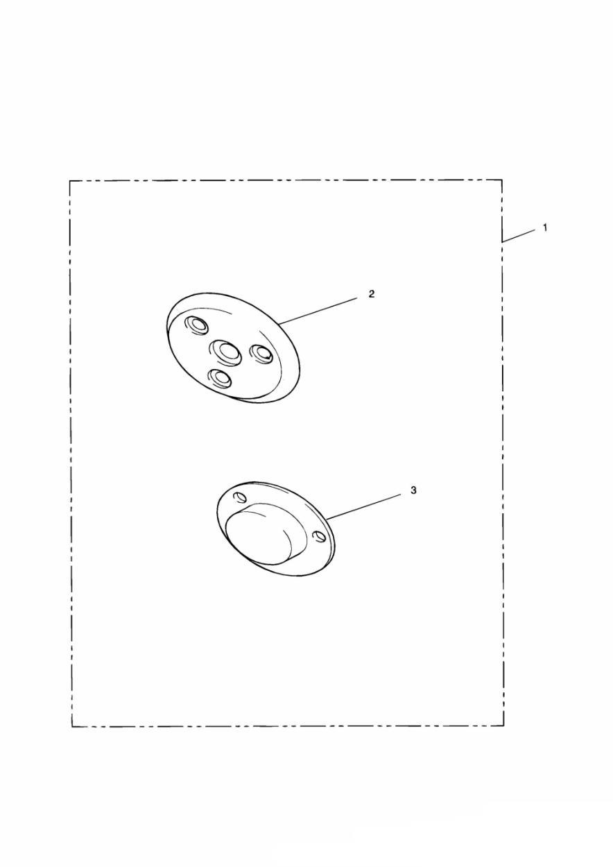 Chrome Outrigger Finisher Kit exploded diagram