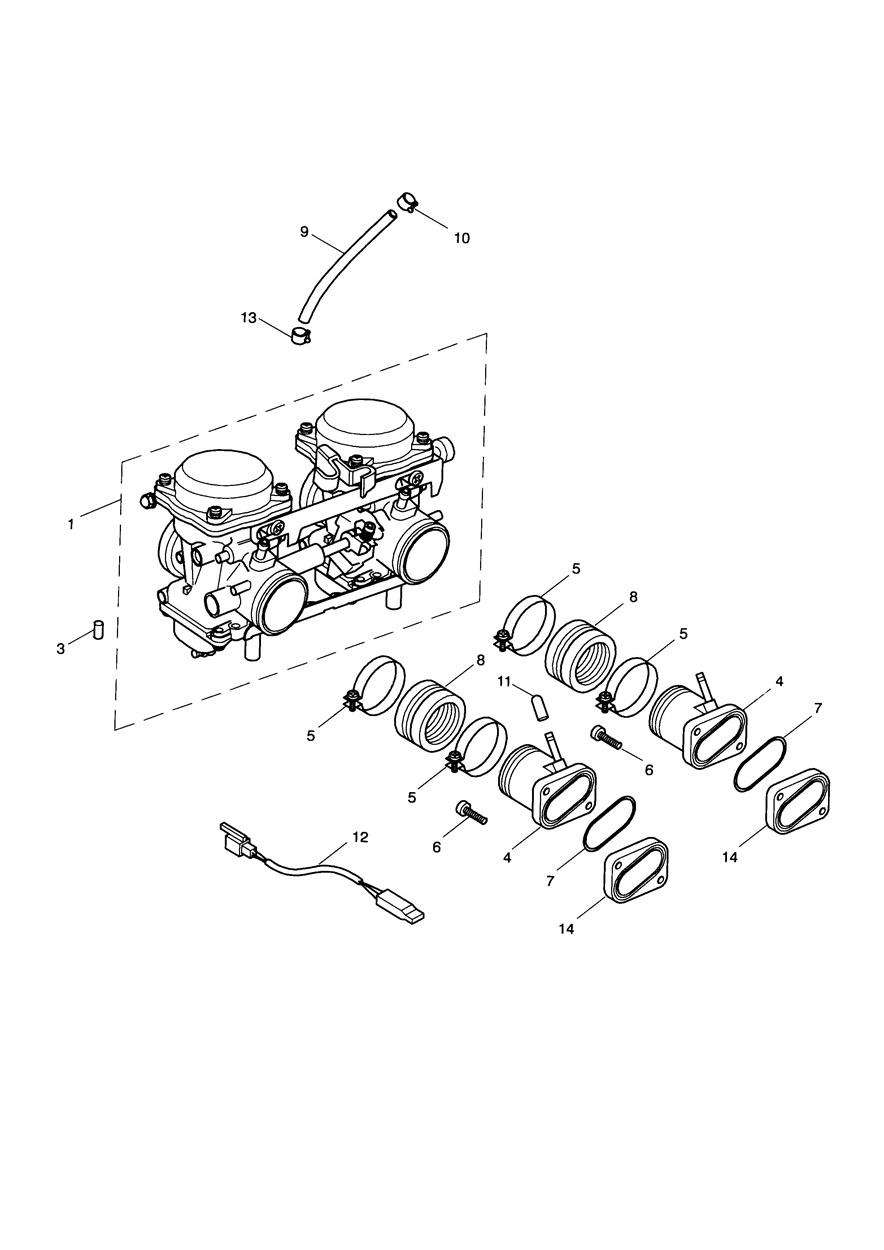 Carburettors exploded diagram
