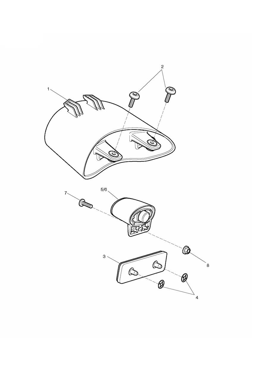 Rear Light exploded diagram