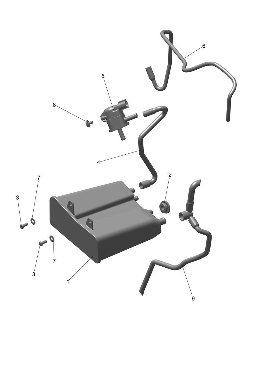 Evap System exploded diagram