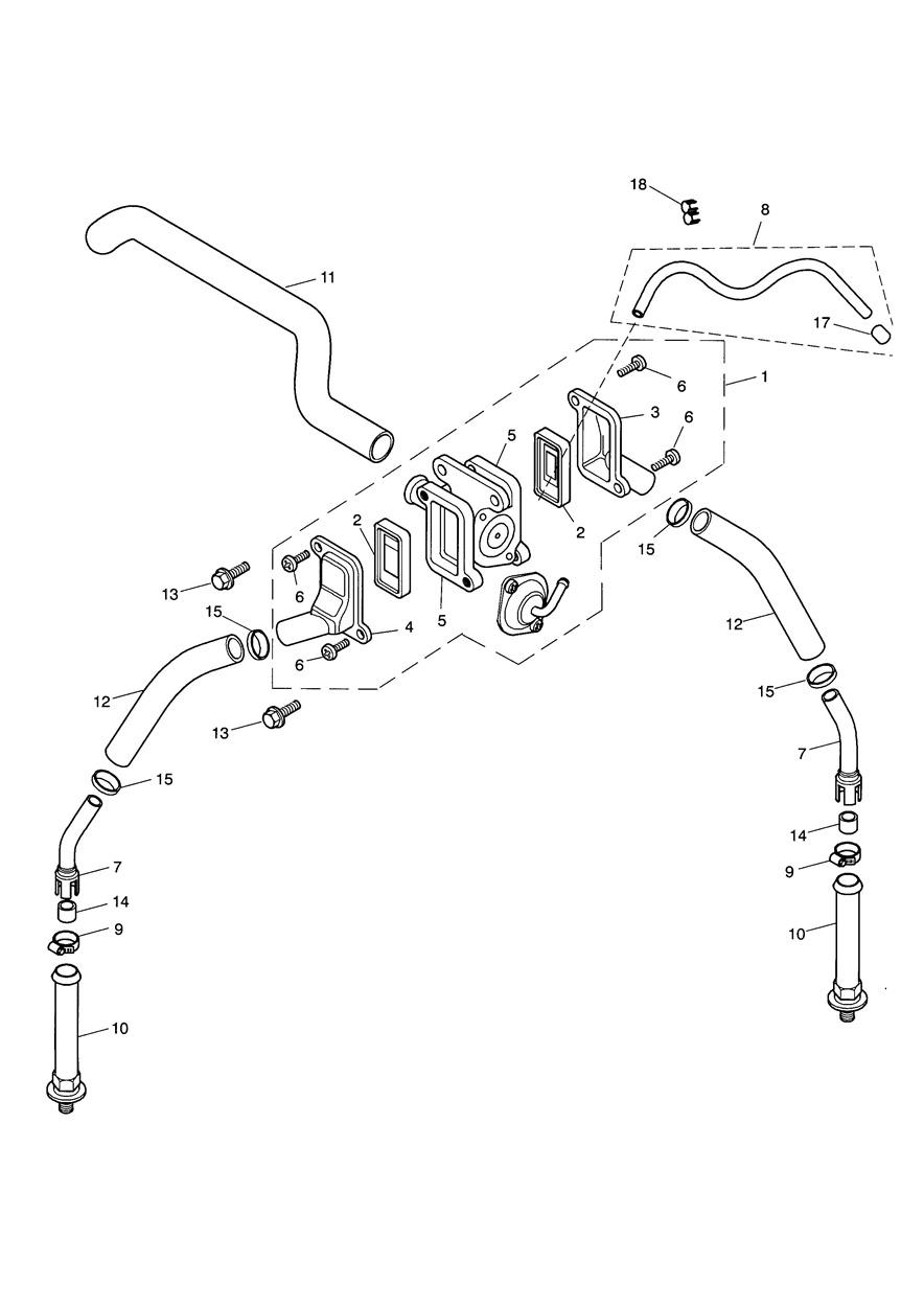 Emissions Control exploded diagram