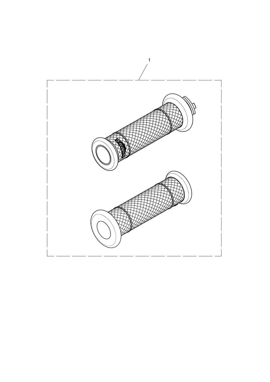 Diamond Grip Kit, D22.2, Black exploded diagram